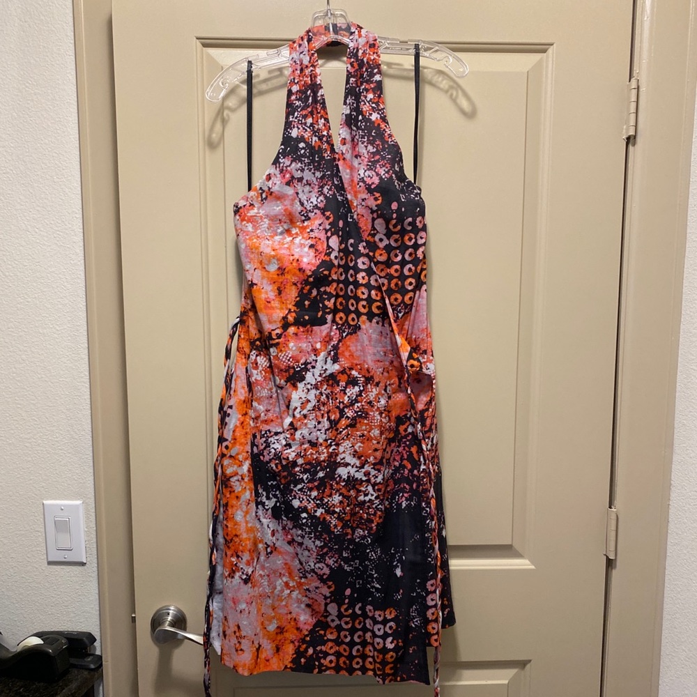 Halter dress - multicolored